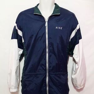 Nike Mens Multi Color Full Zip Track Jacket Size L